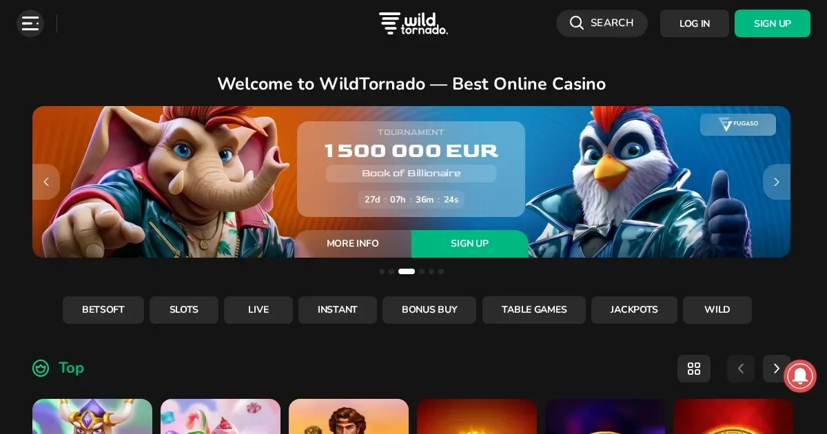 wildtornado casino
